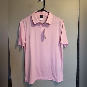 Lole Mens Light Pink Polo Shirt, Size Small